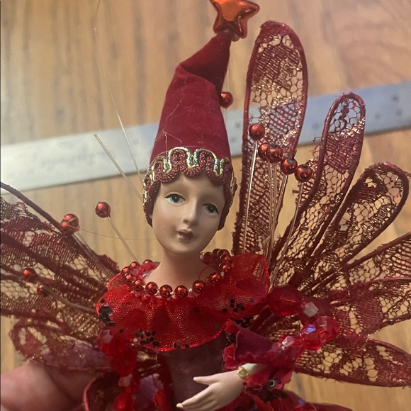 Red Fairy Ornament - Picture 3 of 14